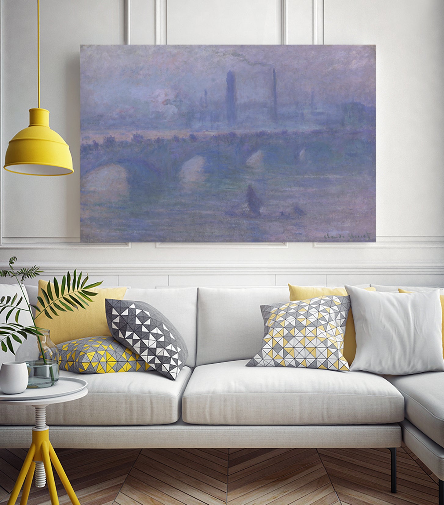 Waterloo Bridge, Morning Fog 1901 by Claude Monet on GIANT ART