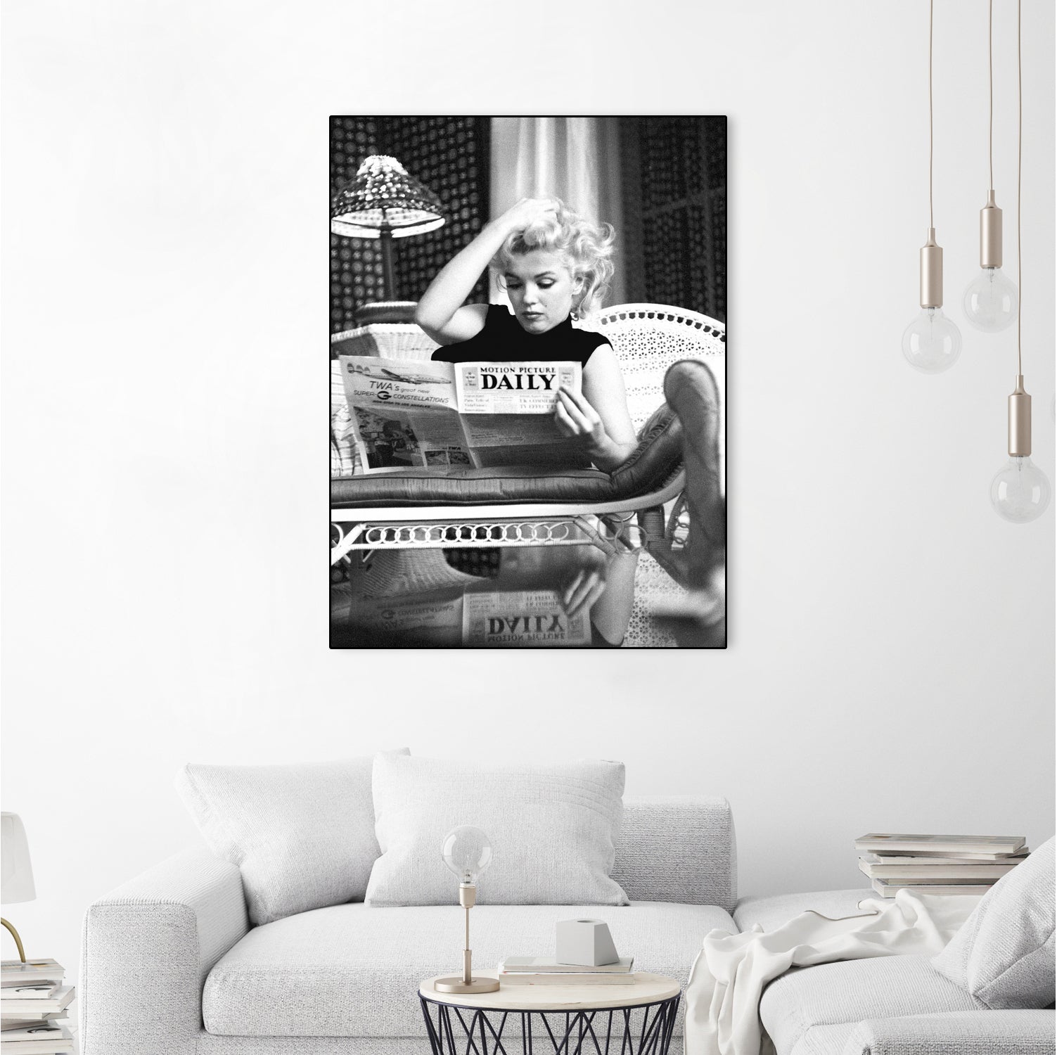 Reading by M Studio on GIANT ART - black and white photogrpahy marilyn monroe