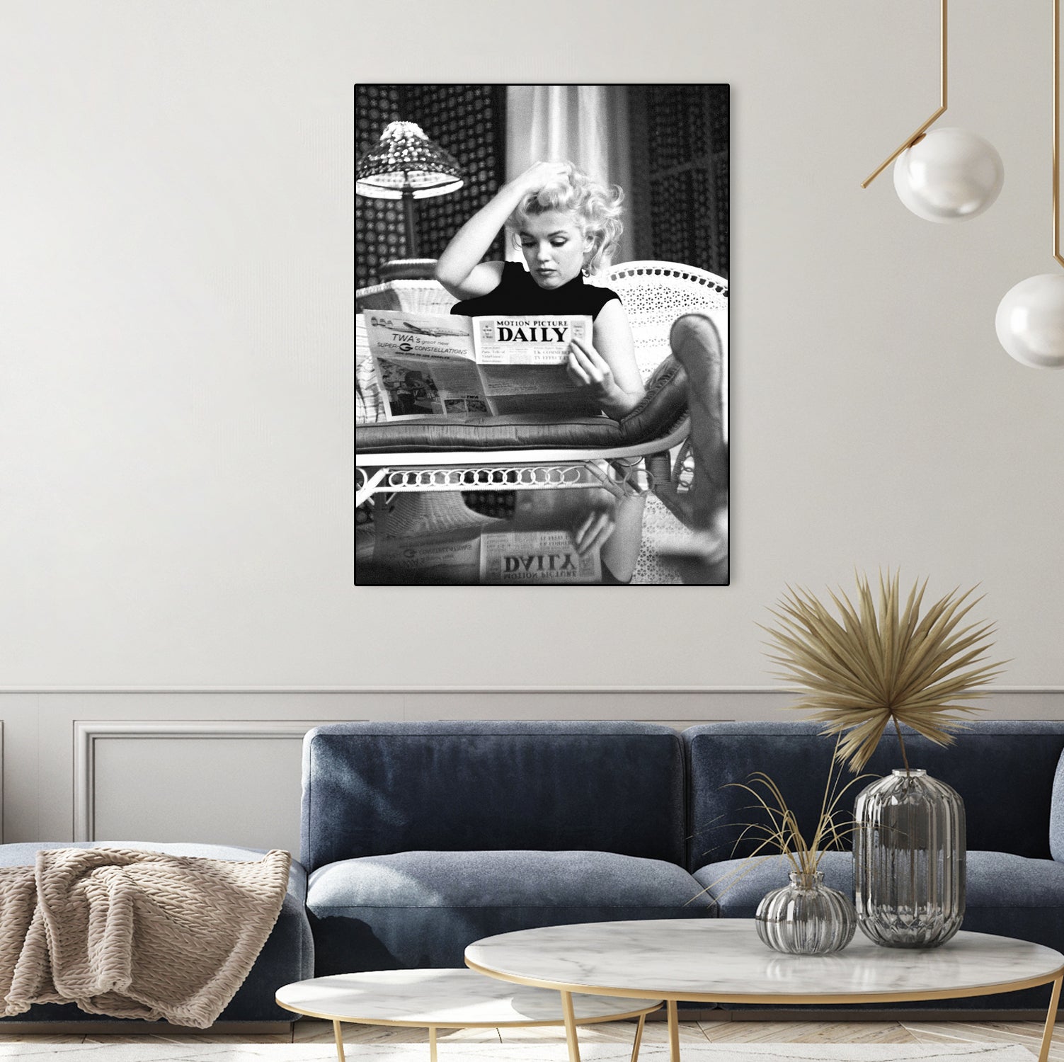 Reading by M Studio on GIANT ART - black and white photogrpahy marilyn monroe