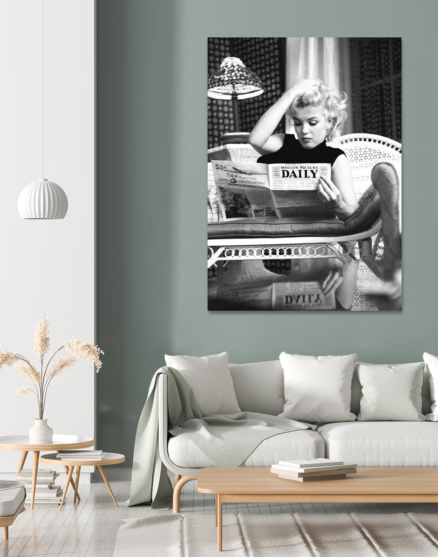 Reading by M Studio on GIANT ART - black and white photogrpahy marilyn monroe