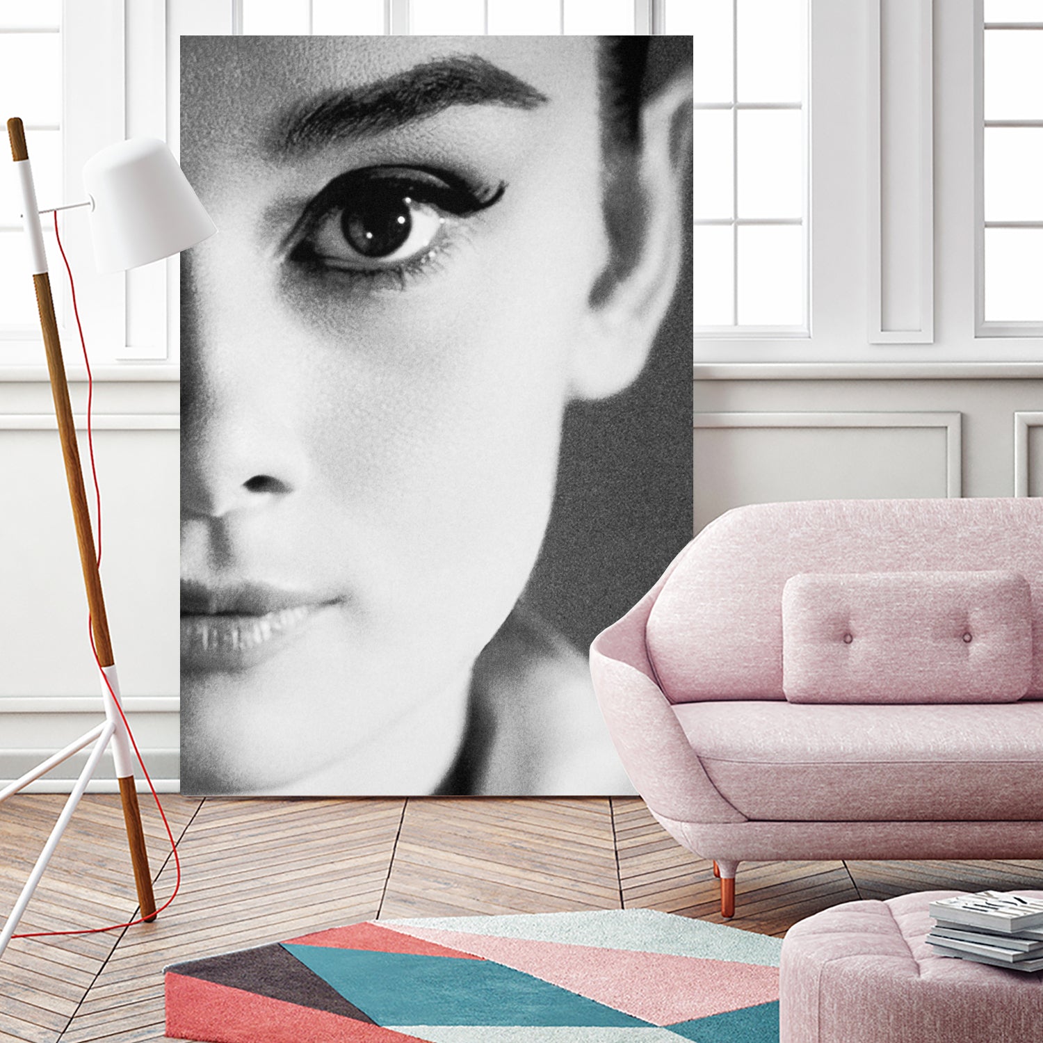 Audrey Hepburn by M Studio on GIANT ART - black and white photography