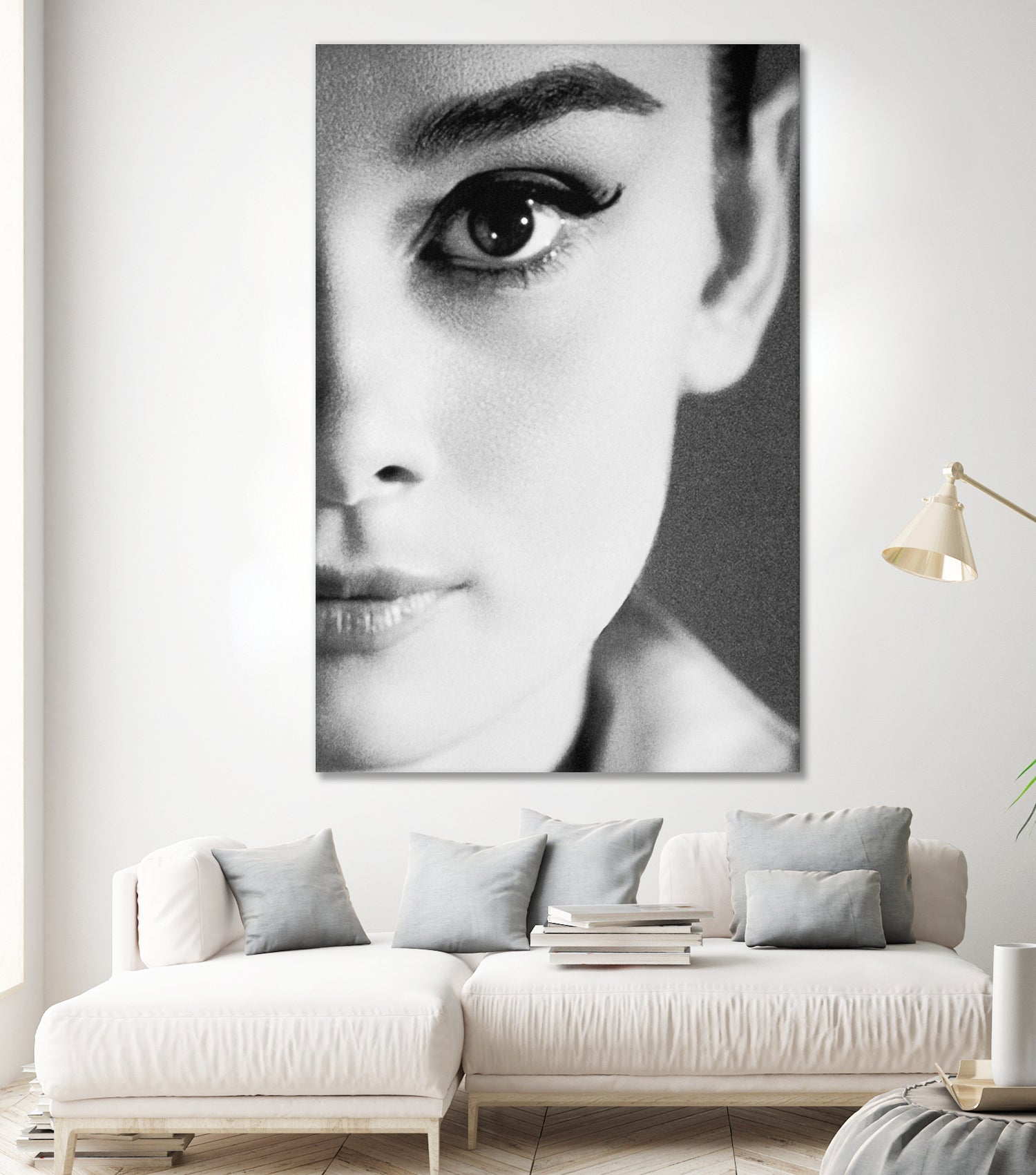Audrey Hepburn by M Studio on GIANT ART - black and white photography