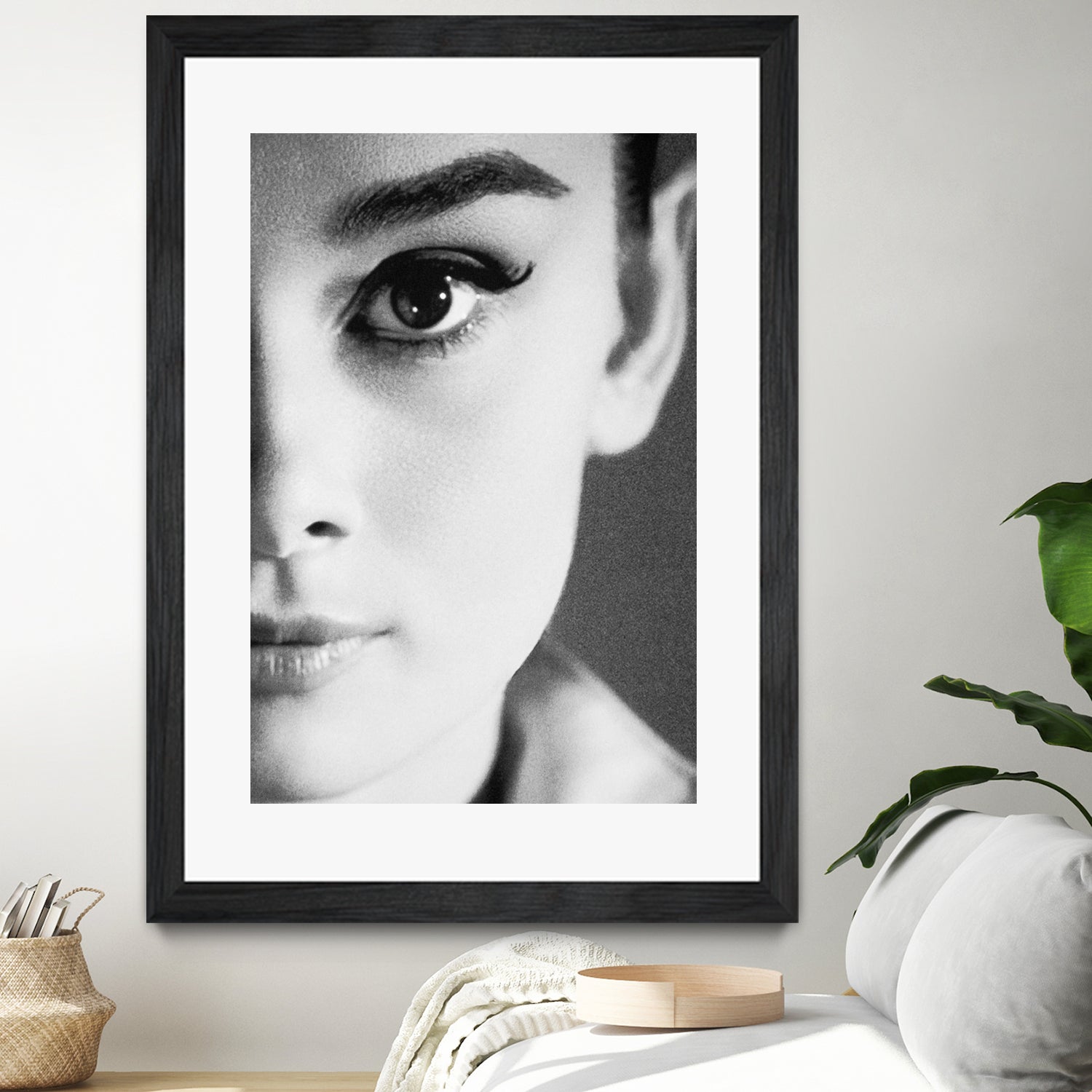 Audrey Hepburn by M Studio on GIANT ART - black and white photography