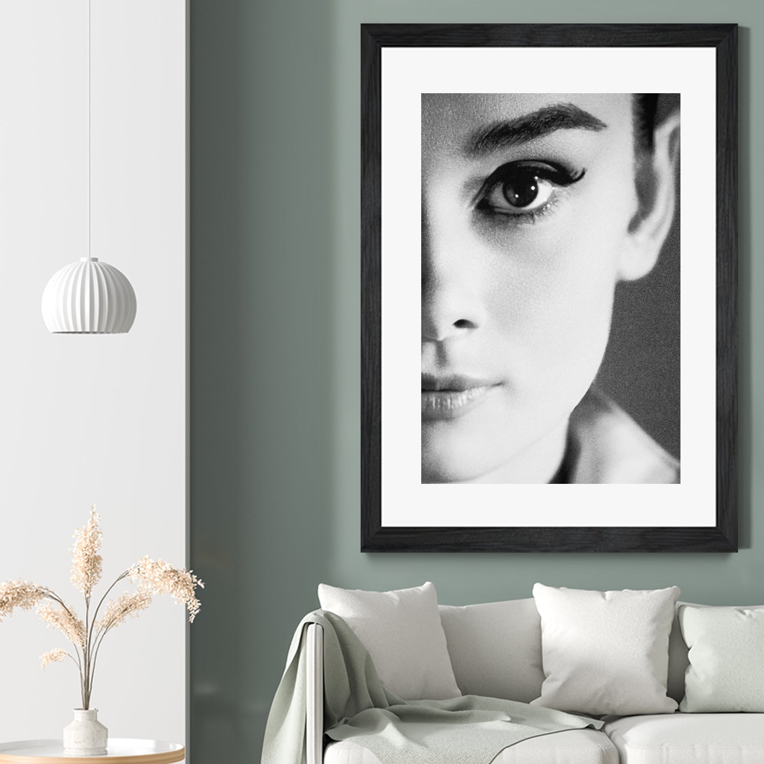 Audrey Hepburn by M Studio on GIANT ART - black and white photography