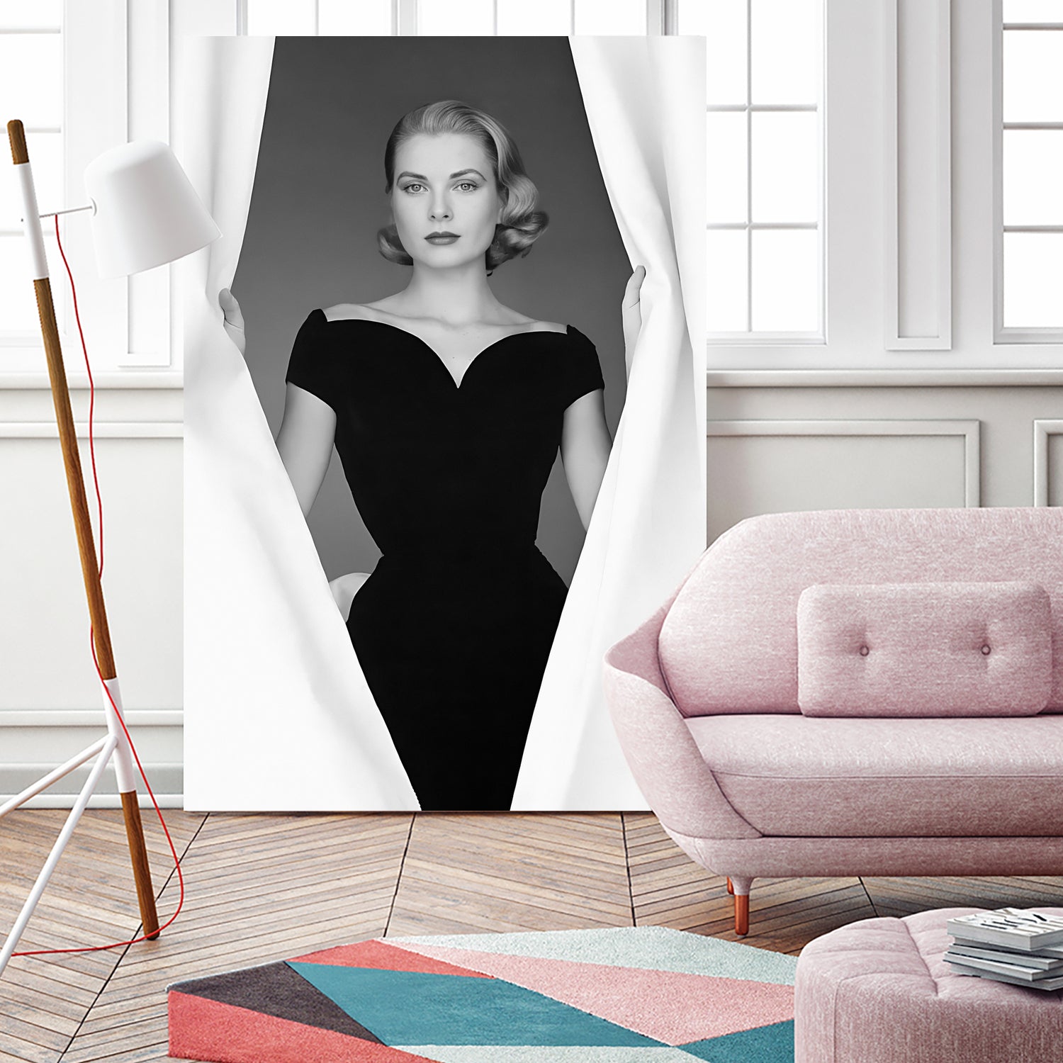Grace Kelly by M Studio on GIANT ART - black and white photographie actress