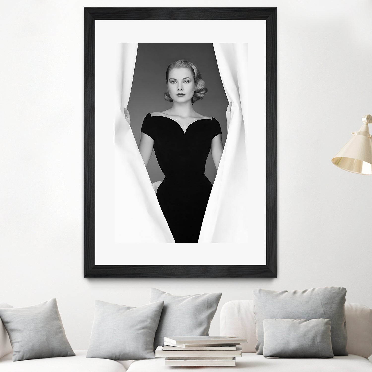 Grace Kelly by M Studio on GIANT ART - black and white photographie actress