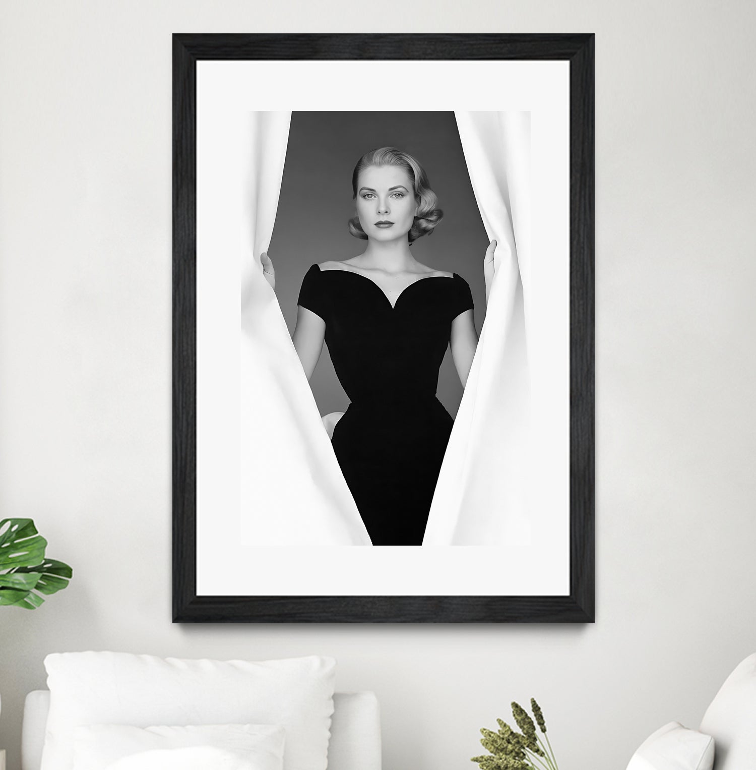 Grace Kelly by M Studio on GIANT ART - black and white photographie actress