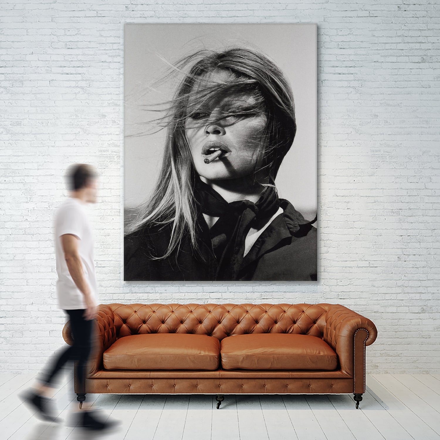 Brigitte Bardot by M Studio on GIANT ART - black and white black and white bardot