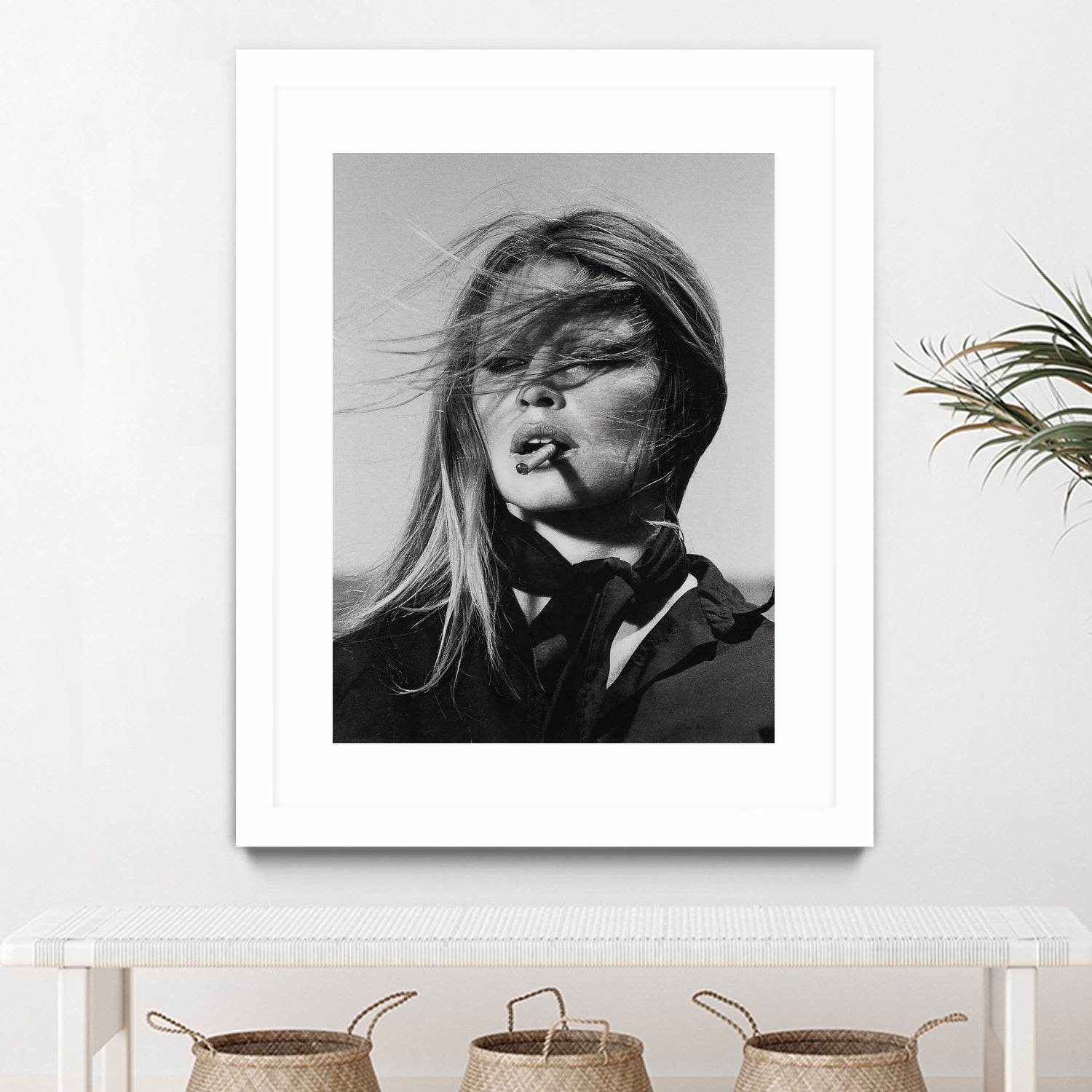 Brigitte Bardot by M Studio on GIANT ART - black and white black and white bardot