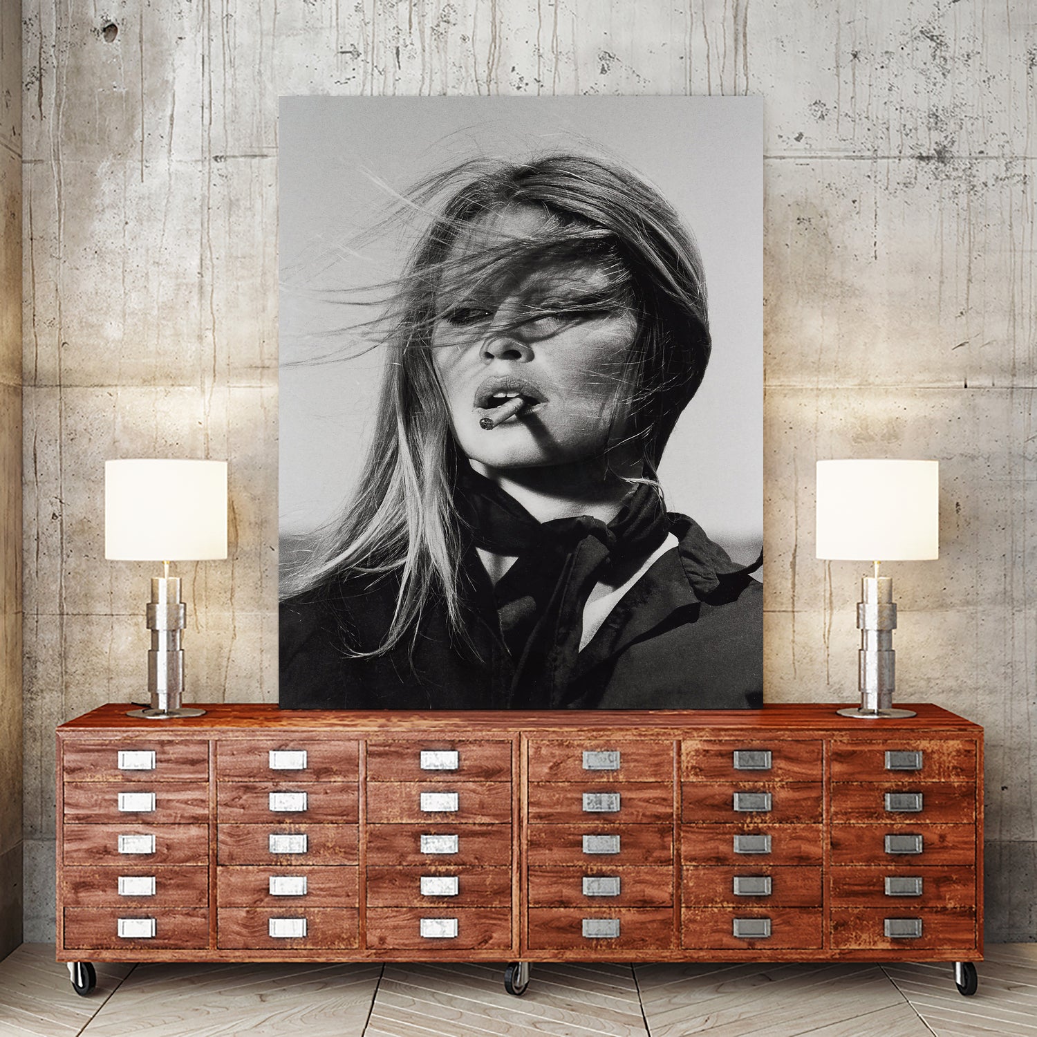 Brigitte Bardot by M Studio on GIANT ART - black and white black and white bardot