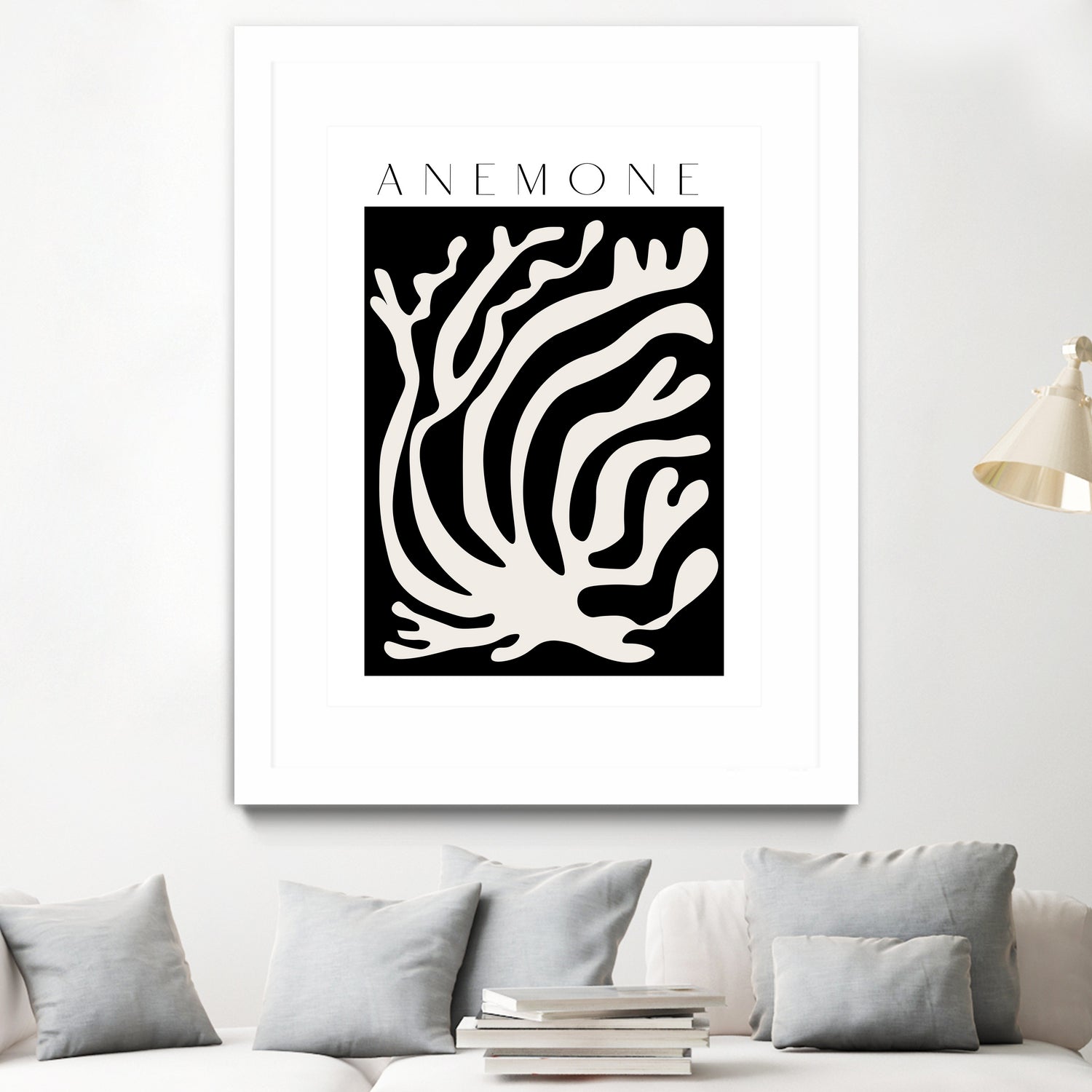 Anémone by M Studio on GIANT ART - beige