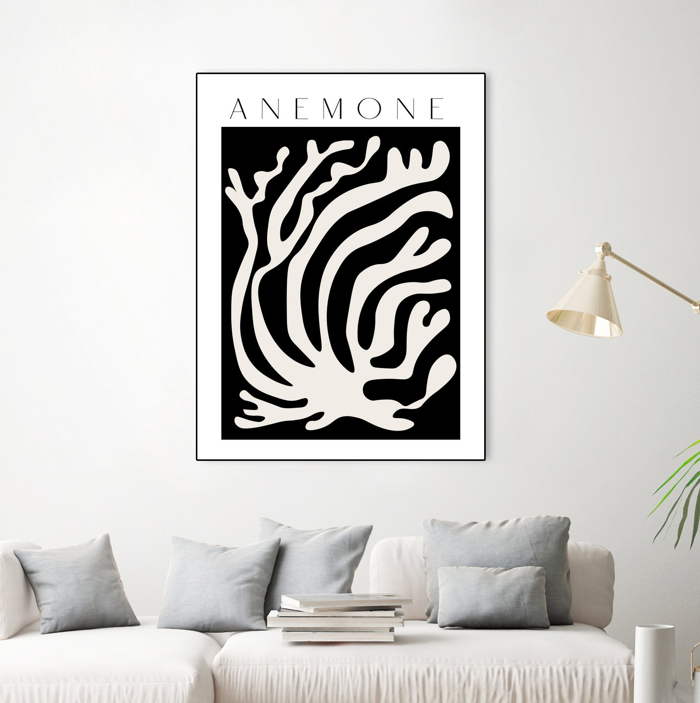 Anémone by M Studio on GIANT ART - beige