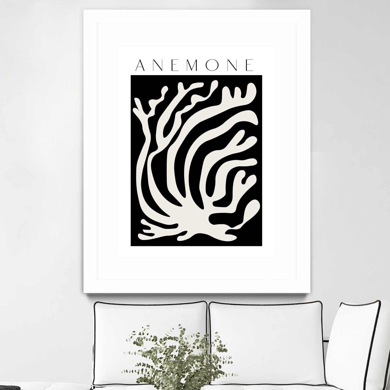 Anémone by M Studio on GIANT ART - beige