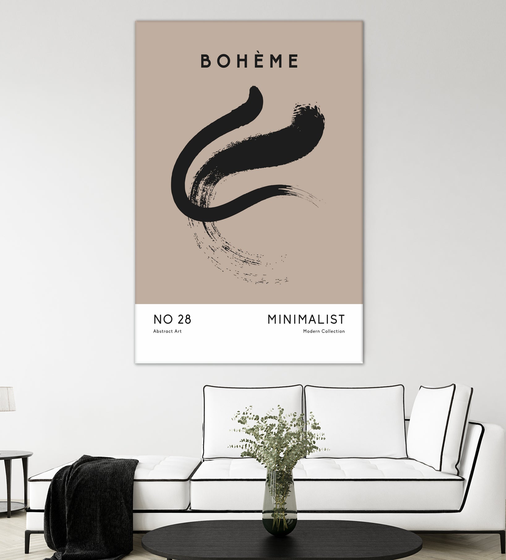 Esprit Bohème by M Studio on GIANT ART - beige minimalist