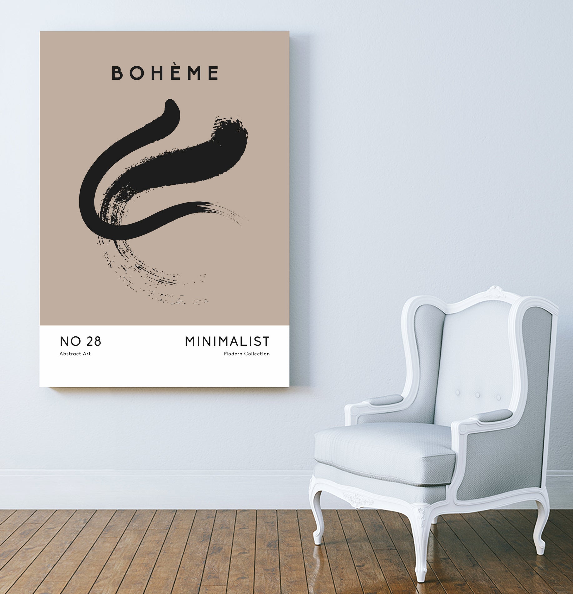 Esprit Bohème by M Studio on GIANT ART - beige minimalist