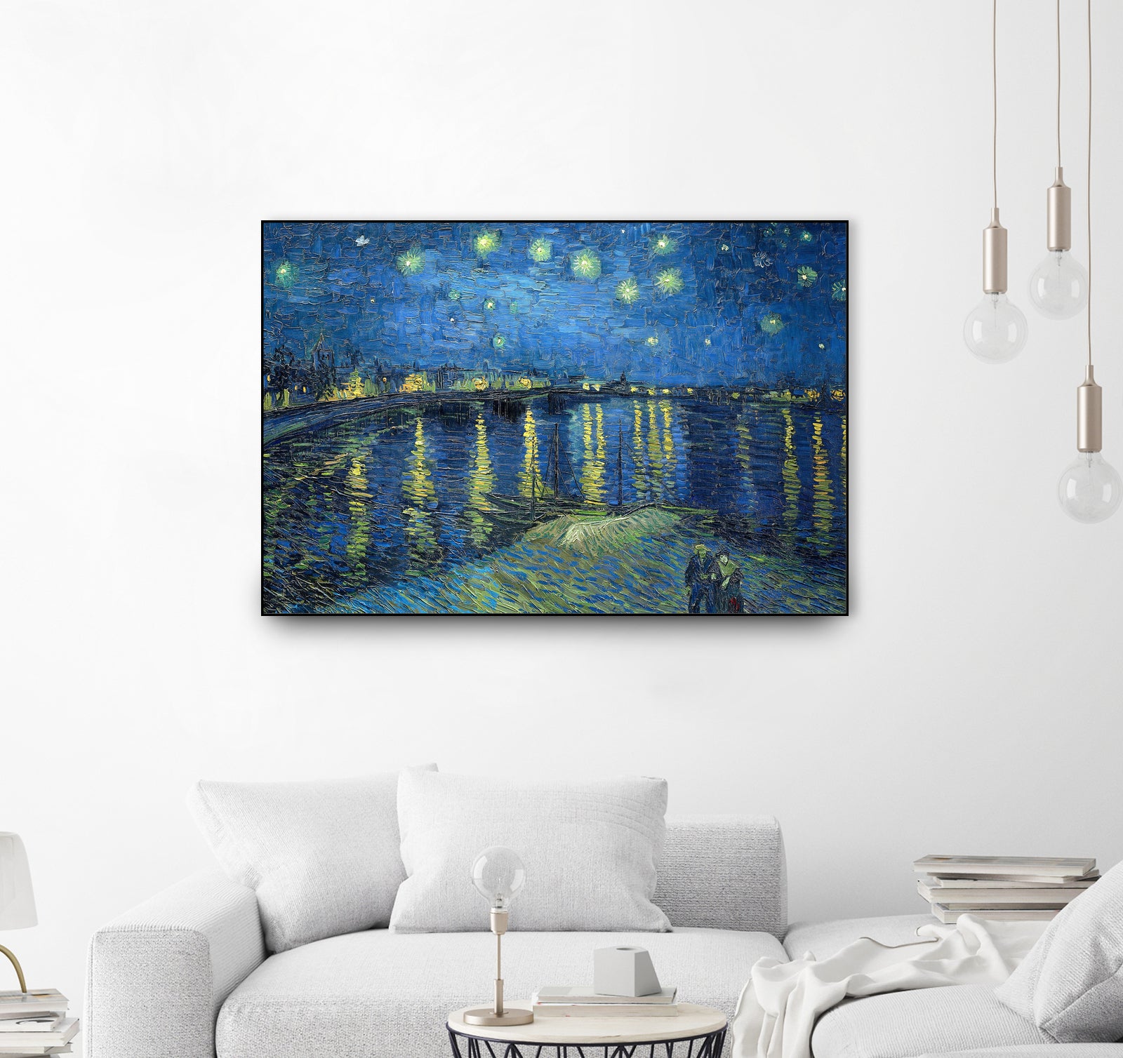 Starry Night Over the Rhône by Vincent van Gogh on GIANT ART - masters masters