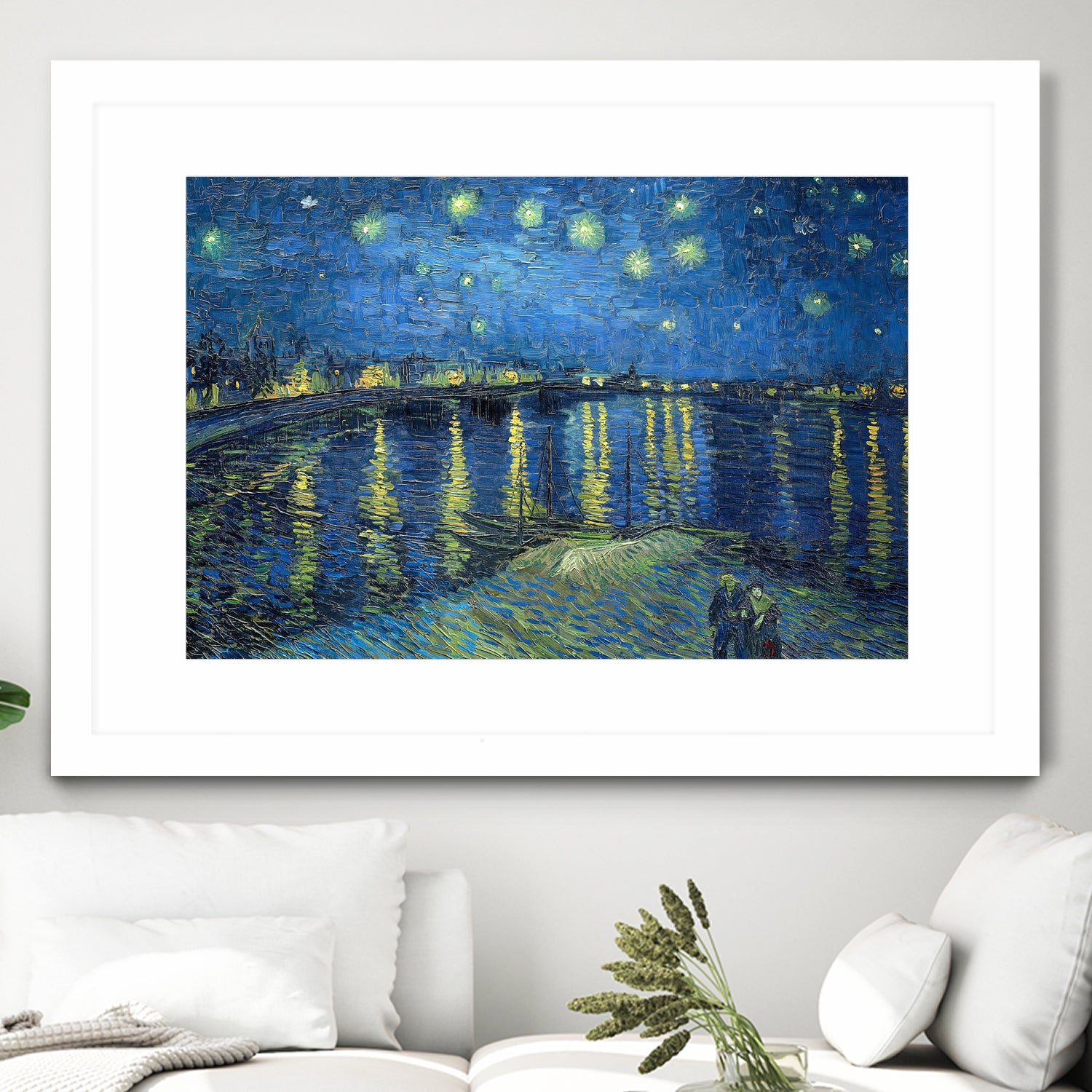 Starry Night Over the Rhône by Vincent van Gogh on GIANT ART - masters masters