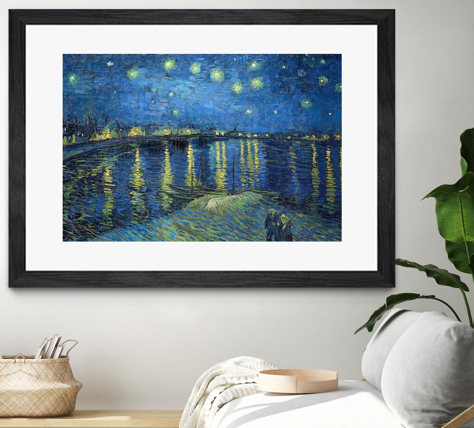 Starry Night Over the Rhône by Vincent van Gogh on GIANT ART - masters masters