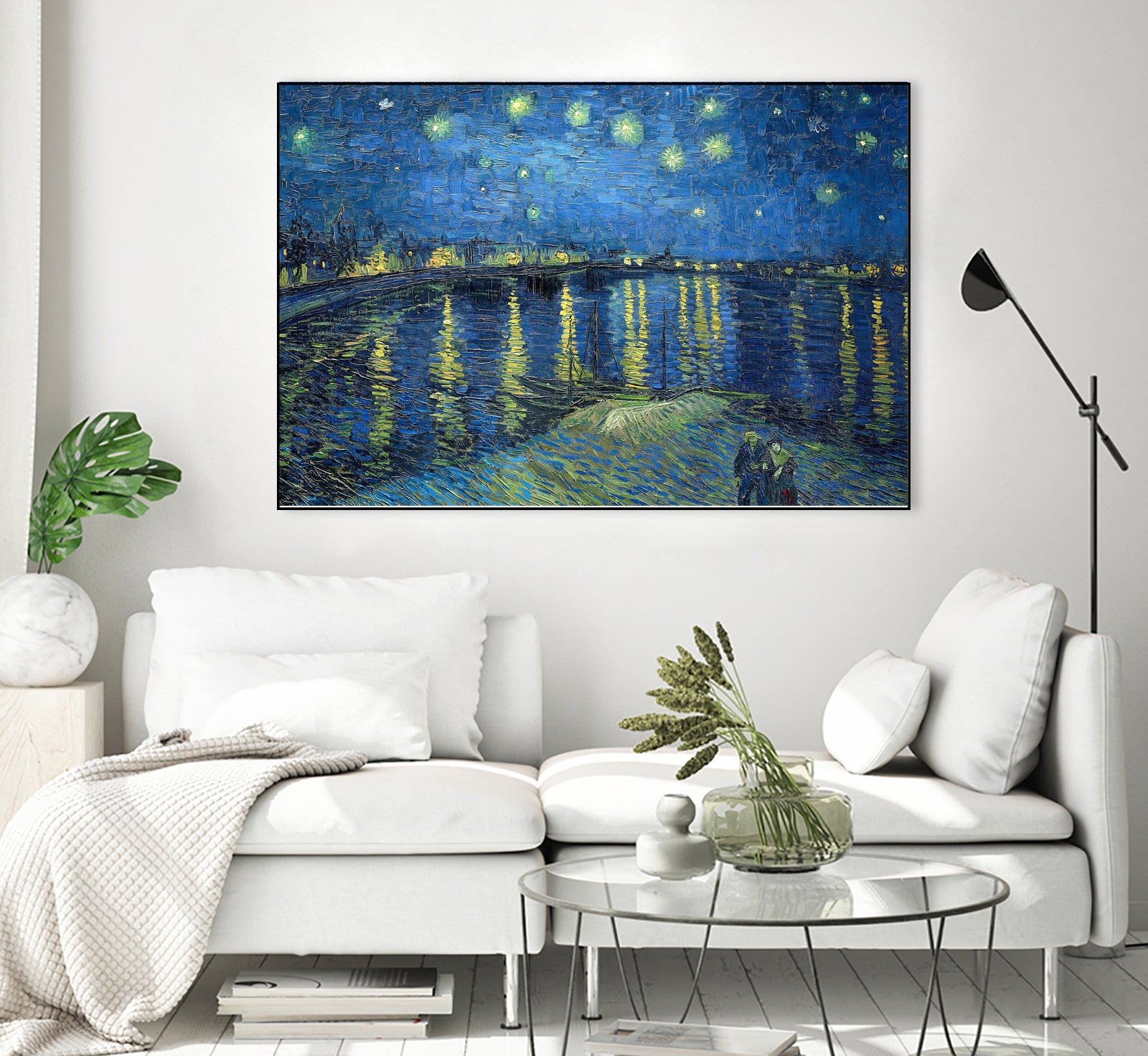 Starry Night Over the Rhône by Vincent van Gogh on GIANT ART - masters masters