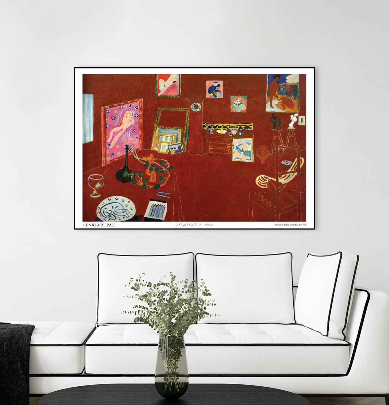 The Red studio by Henri Matisse on GIANT ART - museums