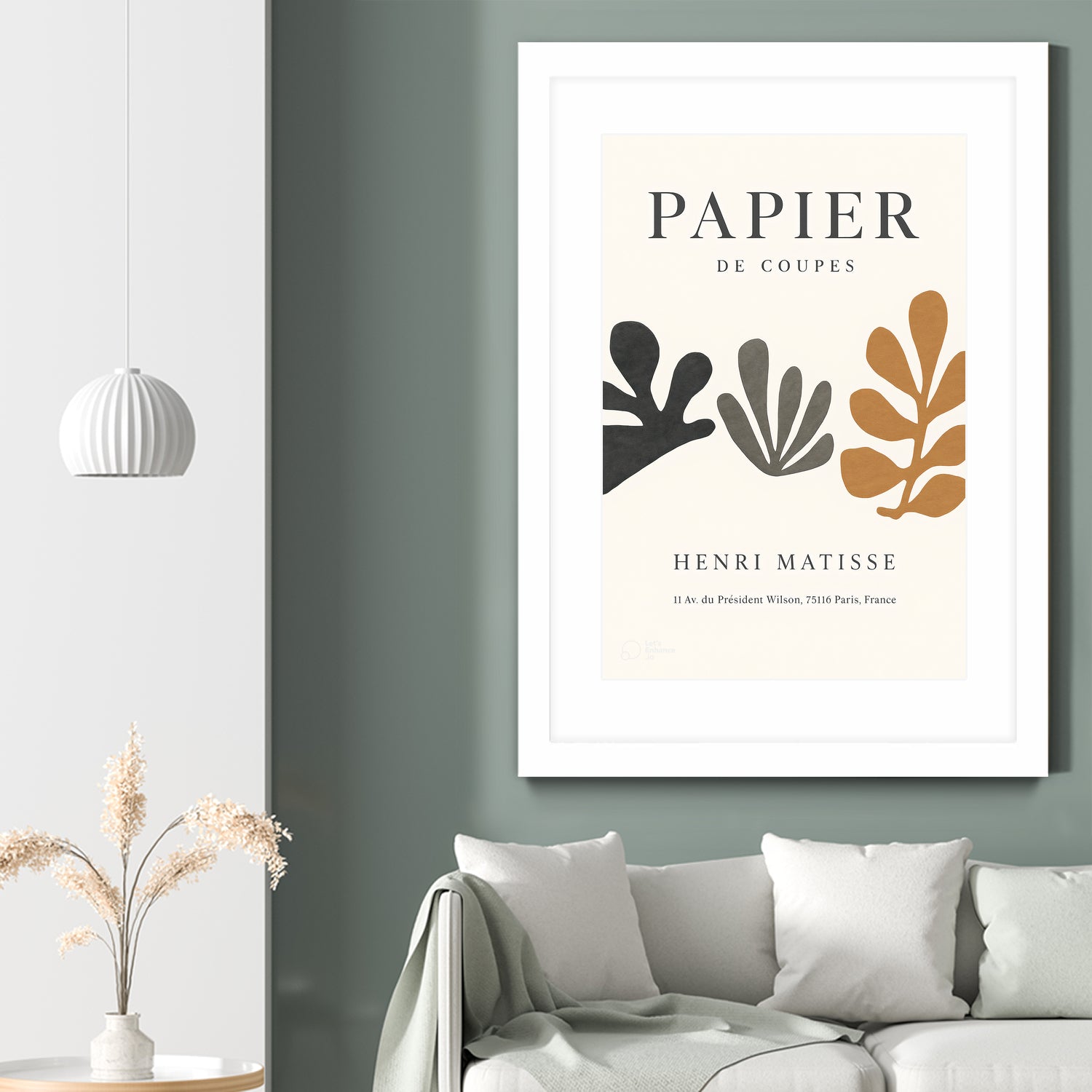 Papier d'automne by M Studio on GIANT ART - beige off cuts