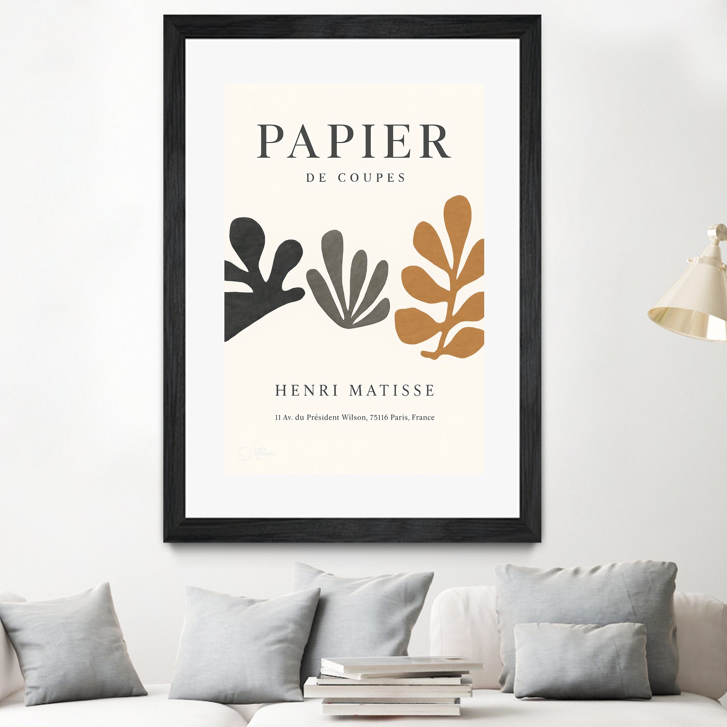 Papier d'automne by M Studio on GIANT ART - beige off cuts