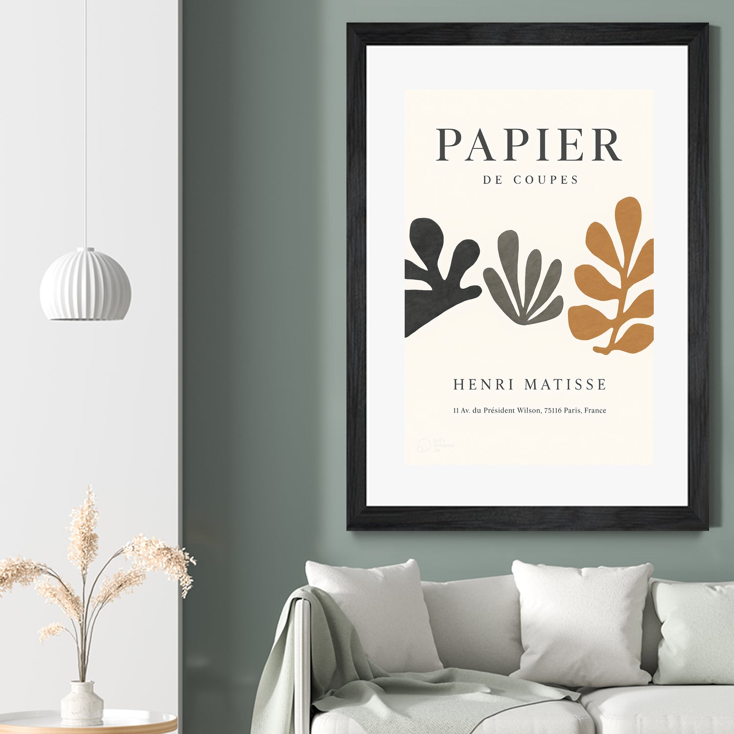 Papier d'automne by M Studio on GIANT ART - beige off cuts