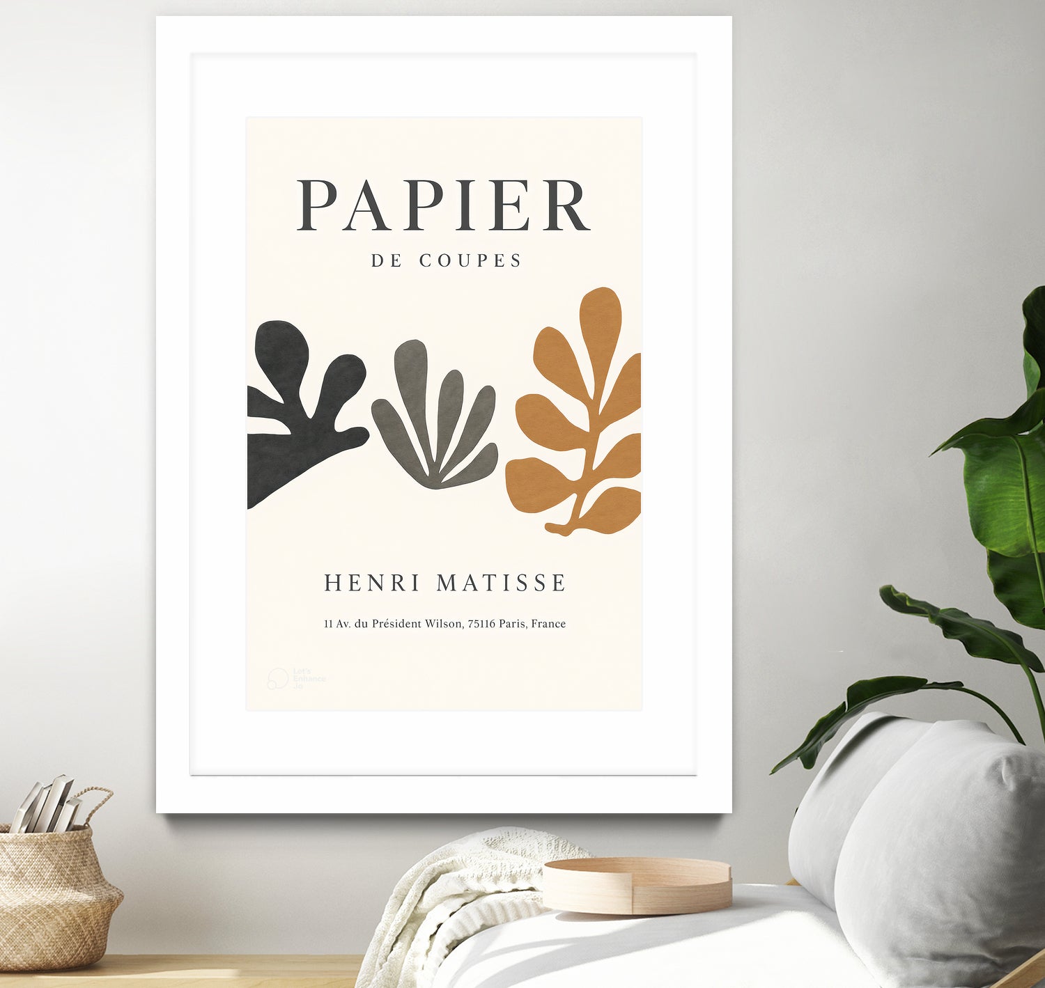 Papier d'automne by M Studio on GIANT ART - beige off cuts