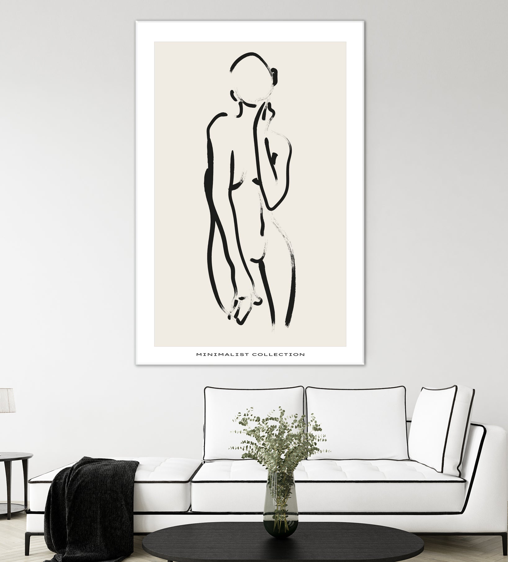 Nude no.2 by M Studio on GIANT ART - beige figurative woman