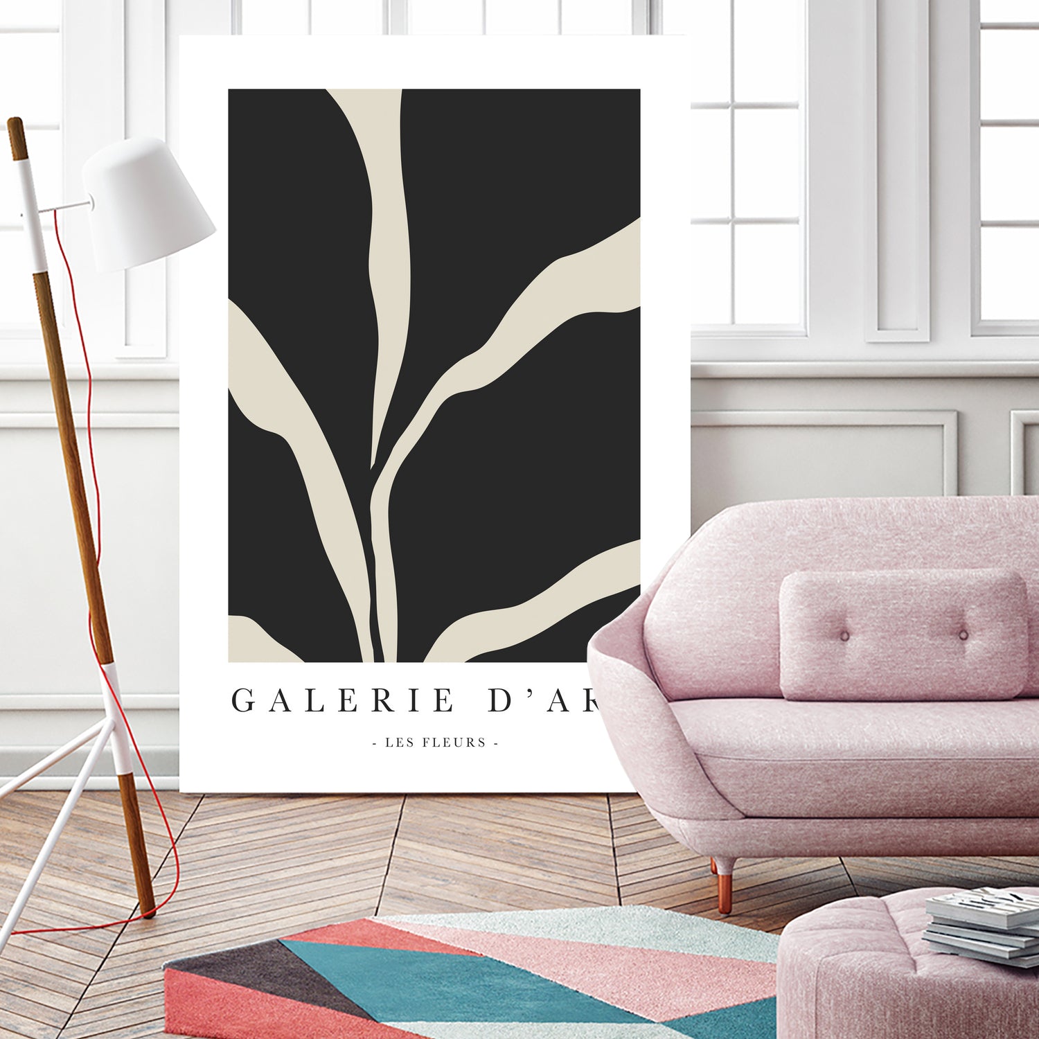 Les Flreurs by M Studio on GIANT ART - black illustration