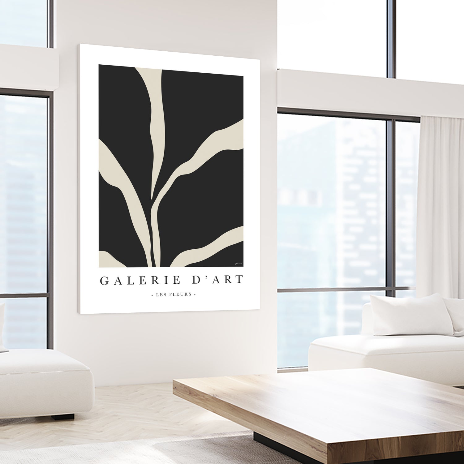 Les Flreurs by M Studio on GIANT ART - black illustration