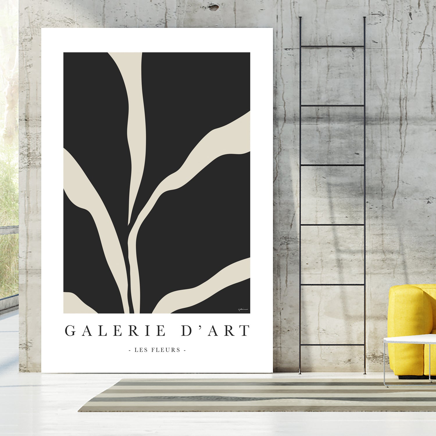 Les Flreurs by M Studio on GIANT ART - black illustration