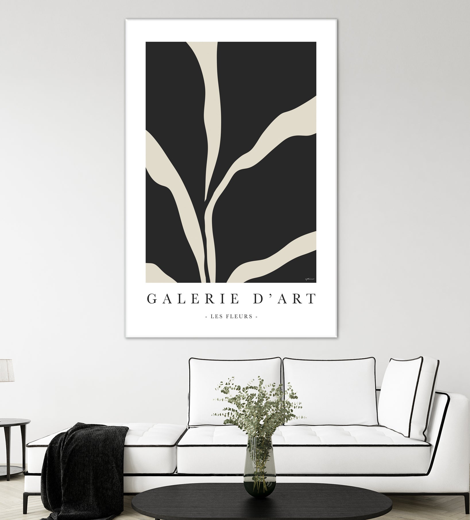 Les Flreurs by M Studio on GIANT ART - black illustration