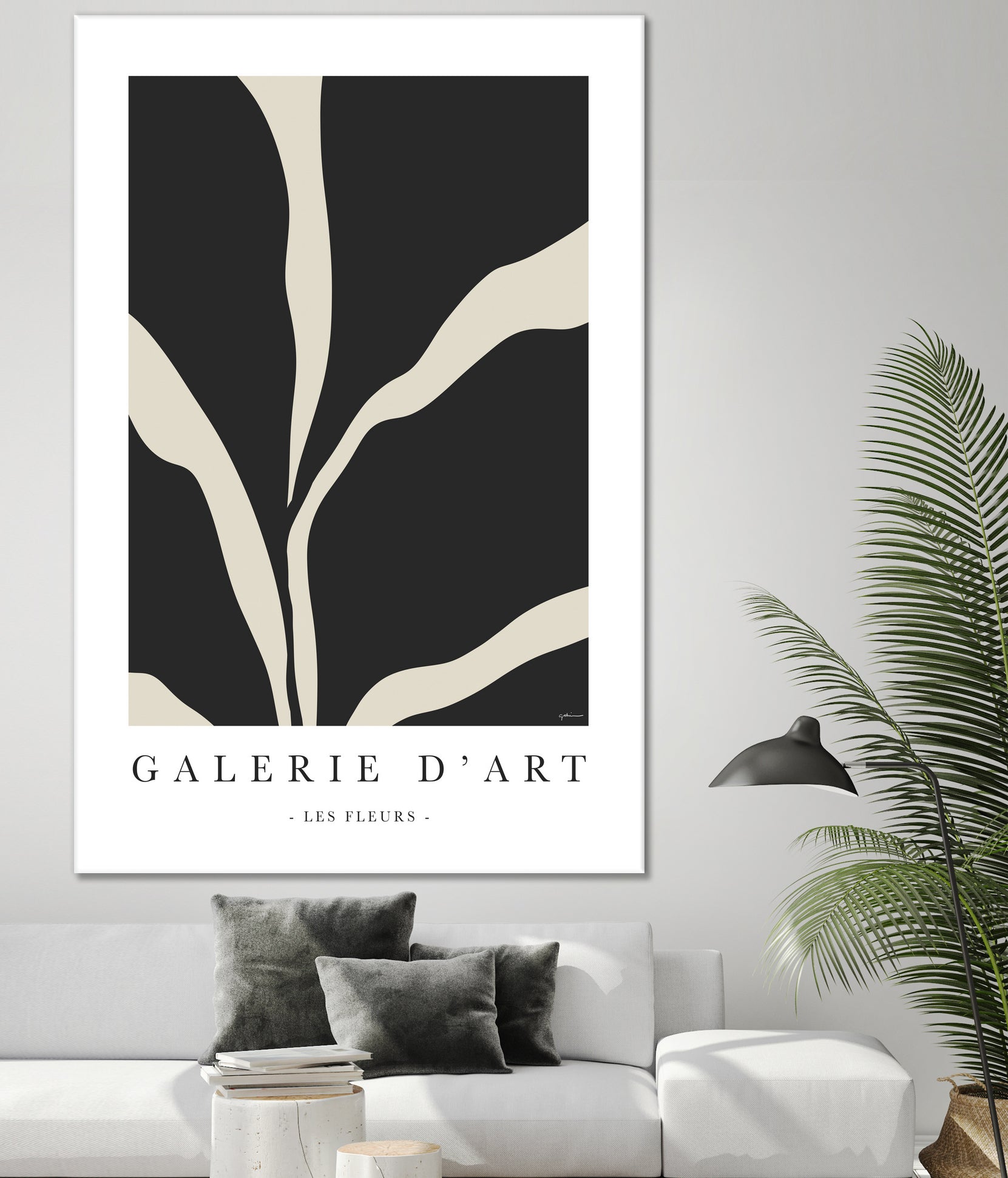 Les Flreurs by M Studio on GIANT ART - black illustration