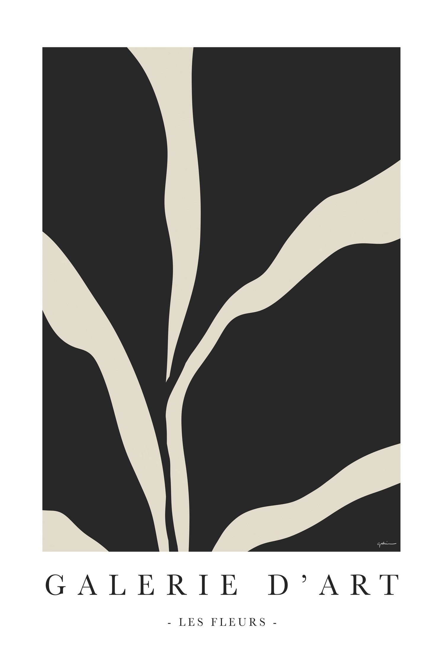 Les Flreurs by M Studio on GIANT ART - black illustration