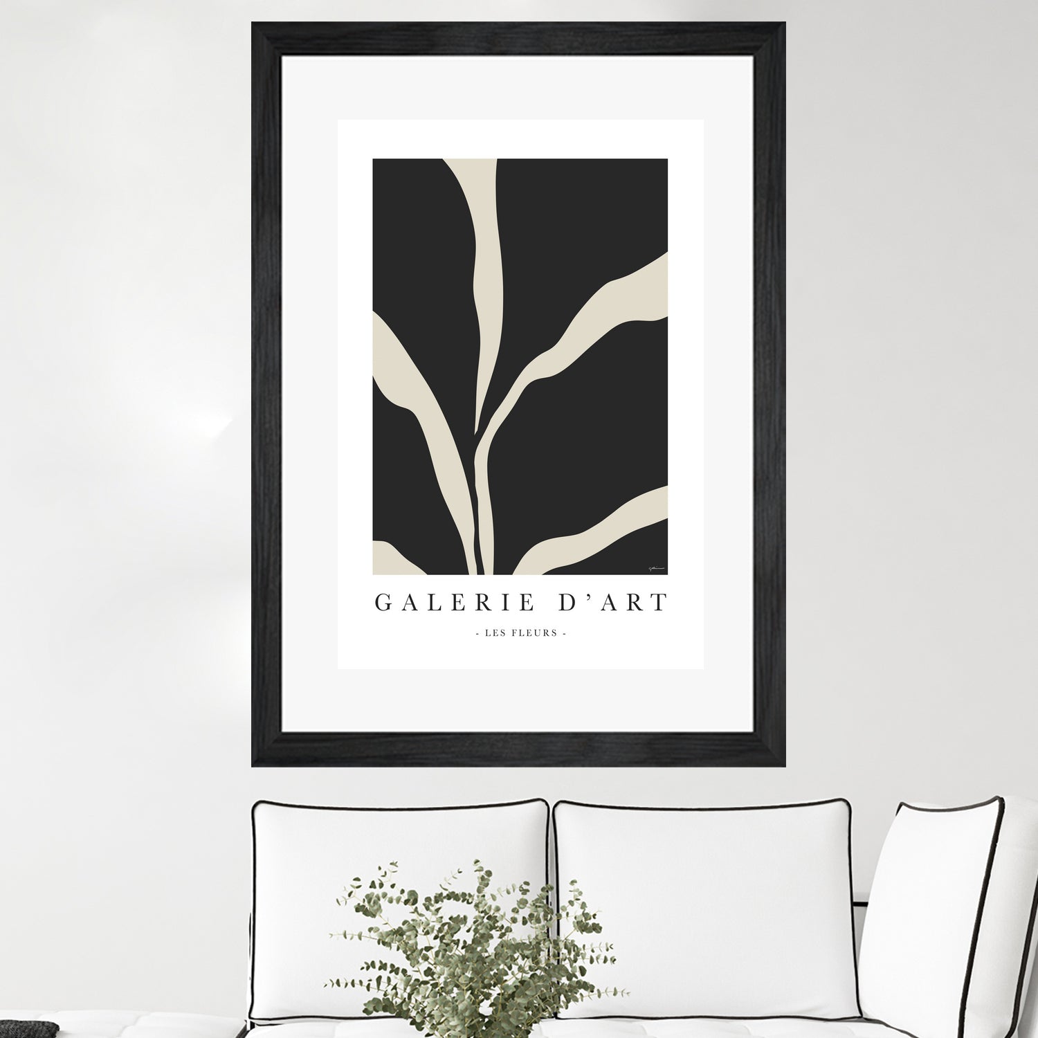 Les Flreurs by M Studio on GIANT ART - black illustration