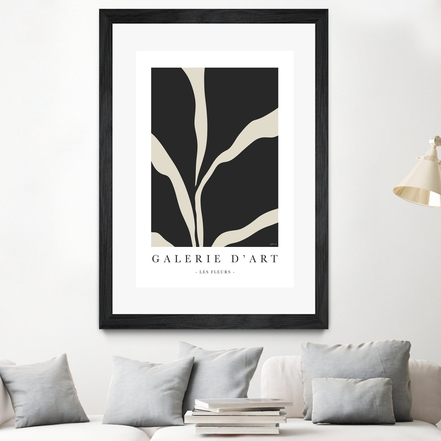 Les Flreurs by M Studio on GIANT ART - black illustration