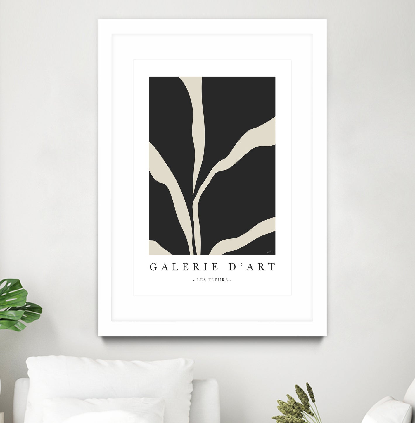 Les Flreurs by M Studio on GIANT ART - black illustration