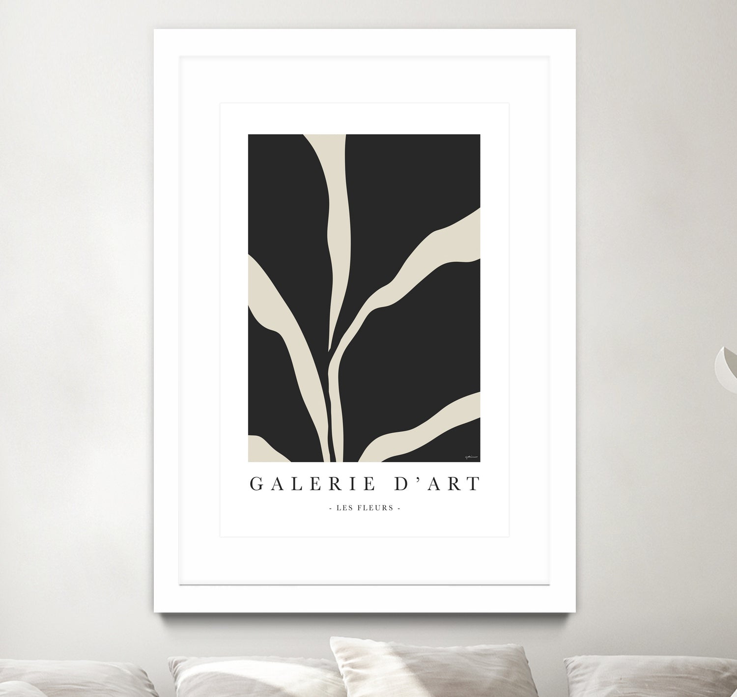 Les Flreurs by M Studio on GIANT ART - black illustration