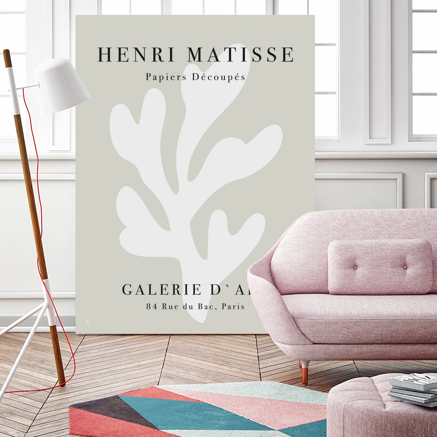 Papiers Découpés XI by M Studio on GIANT ART - beige matisse