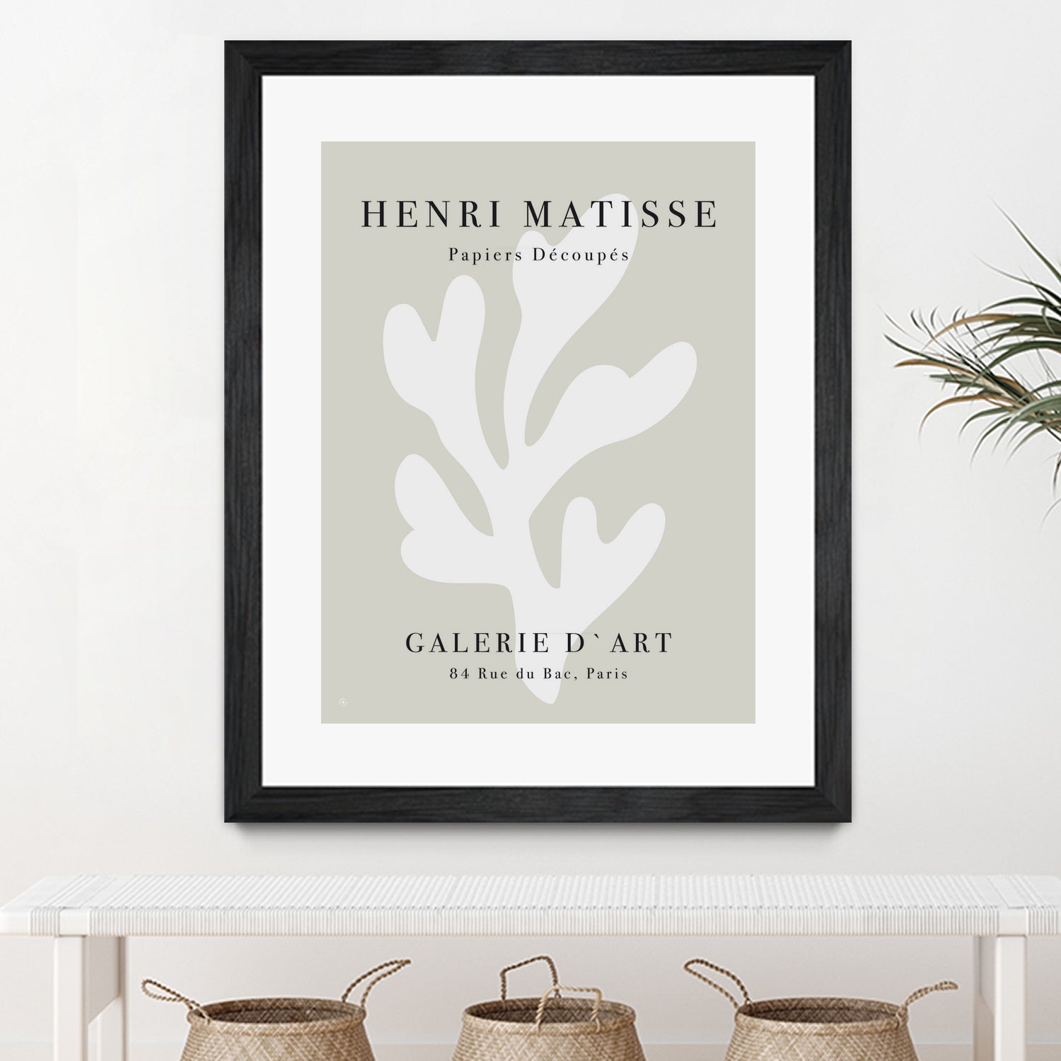 Papiers Découpés XI by M Studio on GIANT ART - beige matisse
