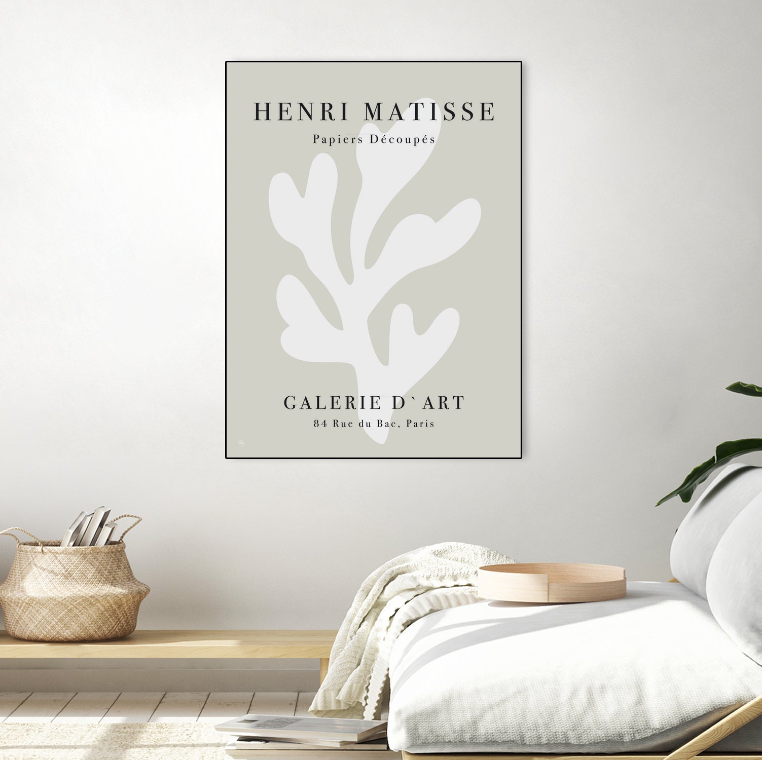 Papiers Découpés XI by M Studio on GIANT ART - beige matisse