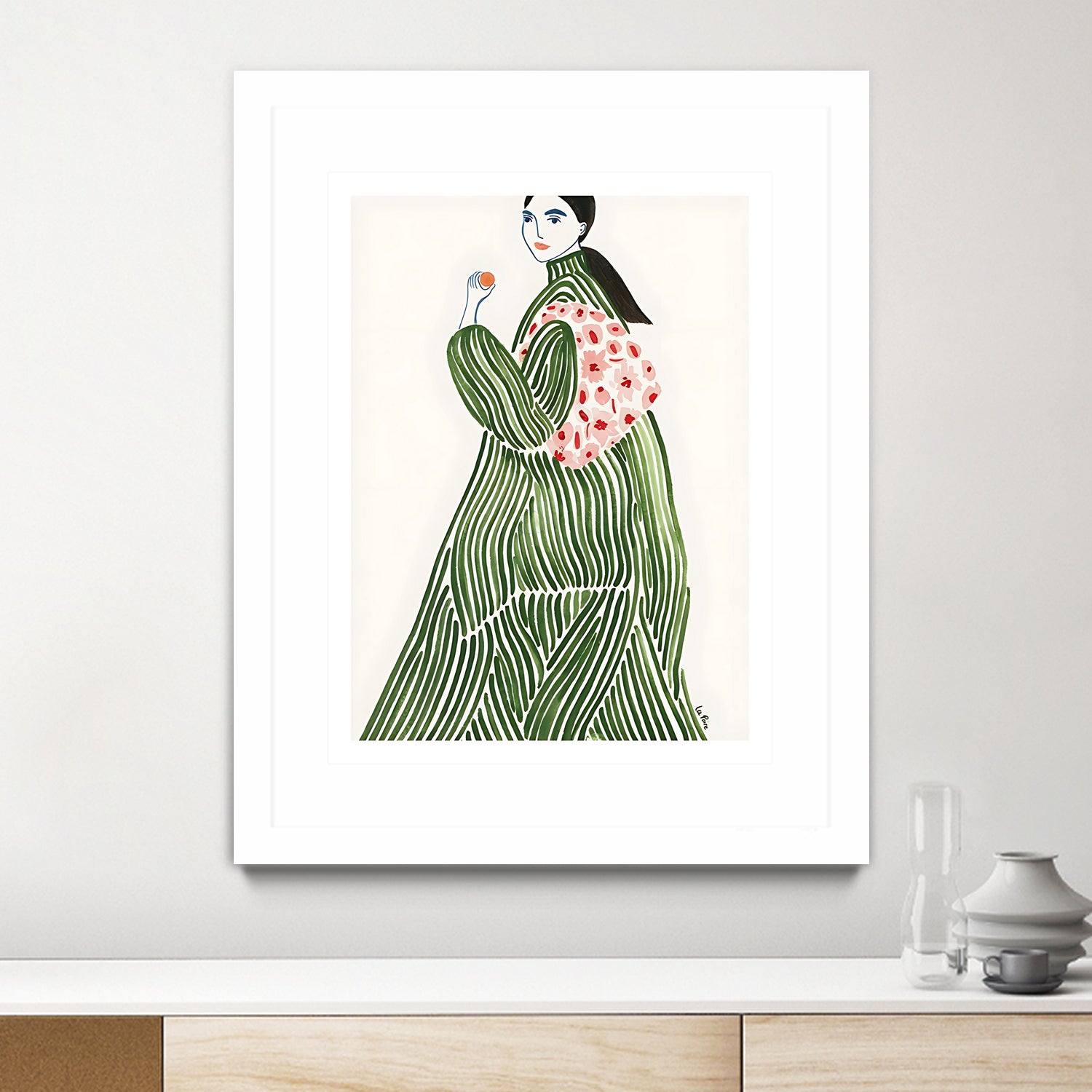 Incognito by M Studio on GIANT ART - pink illustration