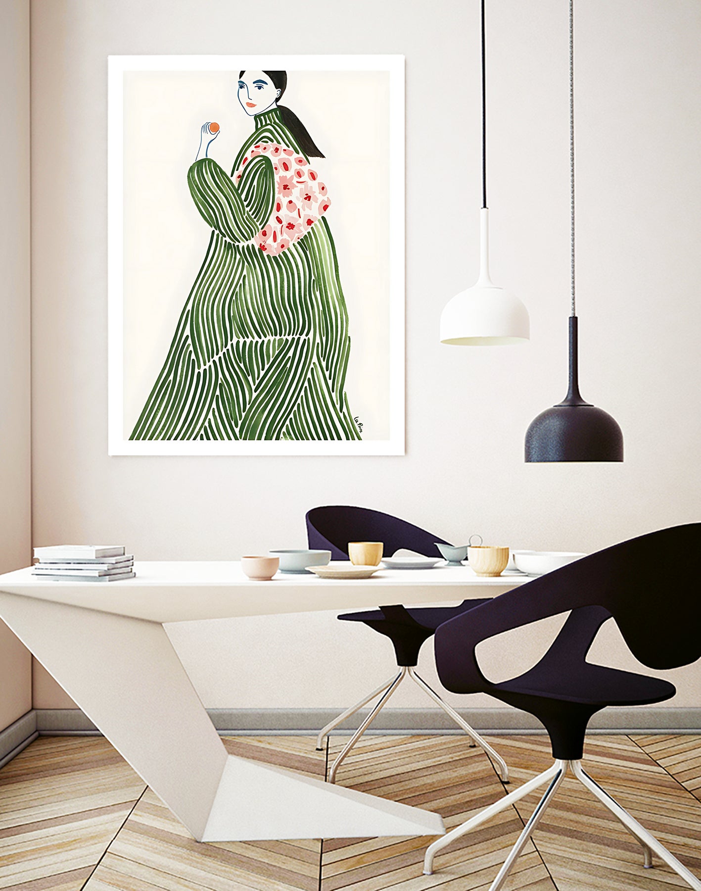 Incognito by M Studio on GIANT ART - pink illustration