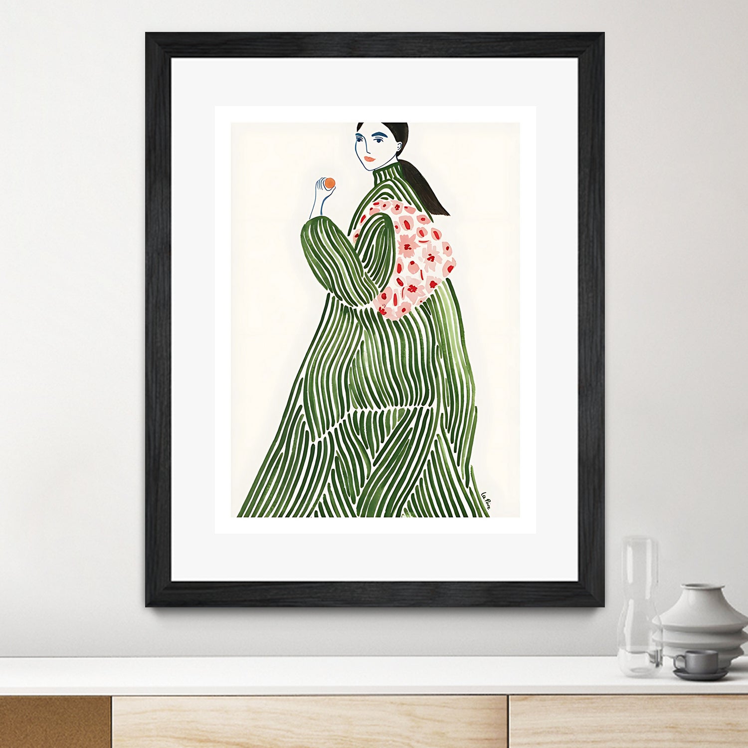 Incognito by M Studio on GIANT ART - pink illustration