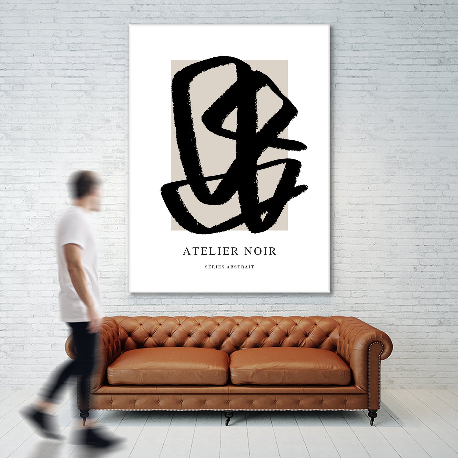 Atelier Noir by M Studio on GIANT ART - beige illustration modern