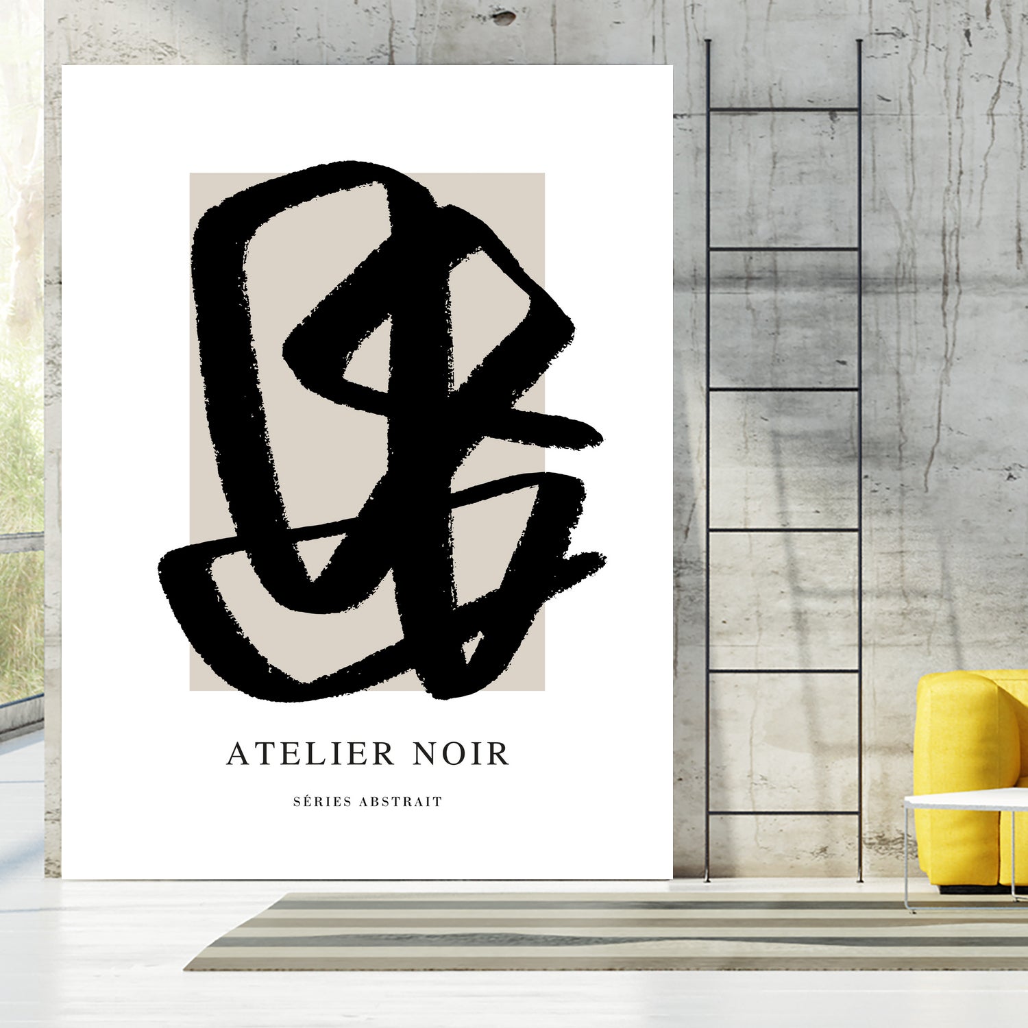 Atelier Noir by M Studio on GIANT ART - beige illustration modern