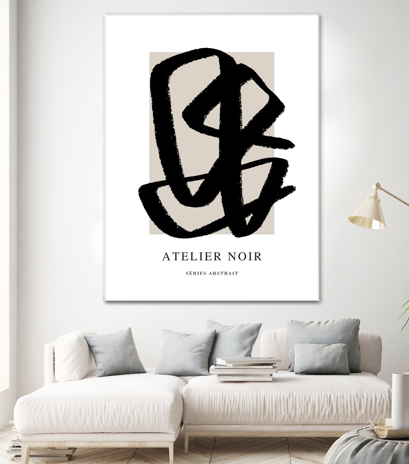 Atelier Noir by M Studio on GIANT ART - beige illustration modern