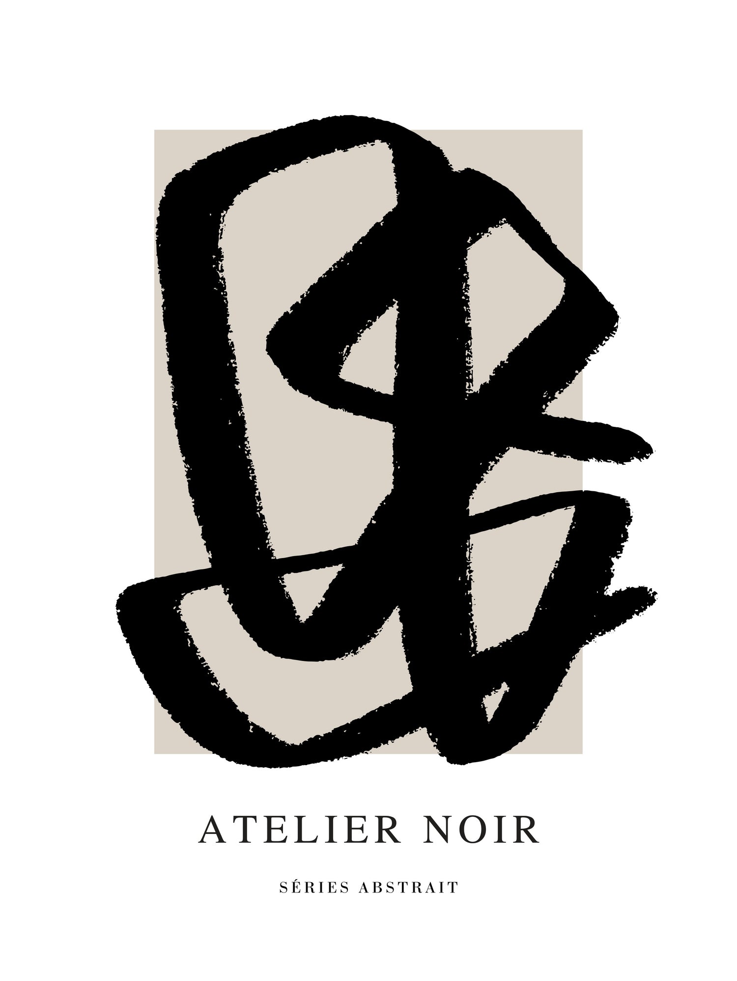 Atelier Noir by M Studio on GIANT ART - beige illustration modern