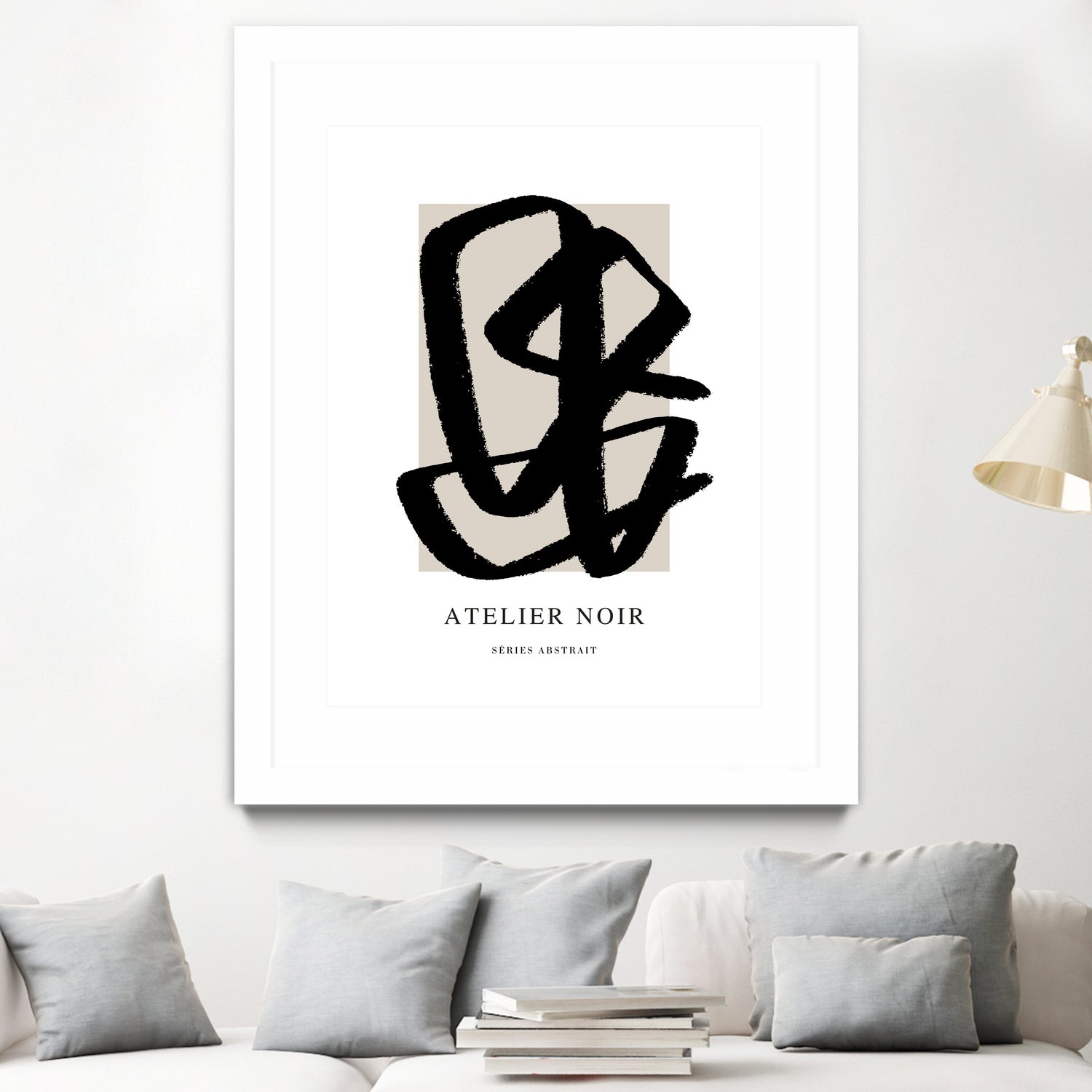 Atelier Noir by M Studio on GIANT ART - beige illustration modern